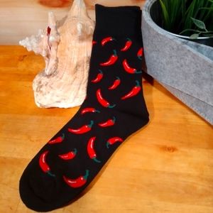 Hot Chili Pepper Crew Sock